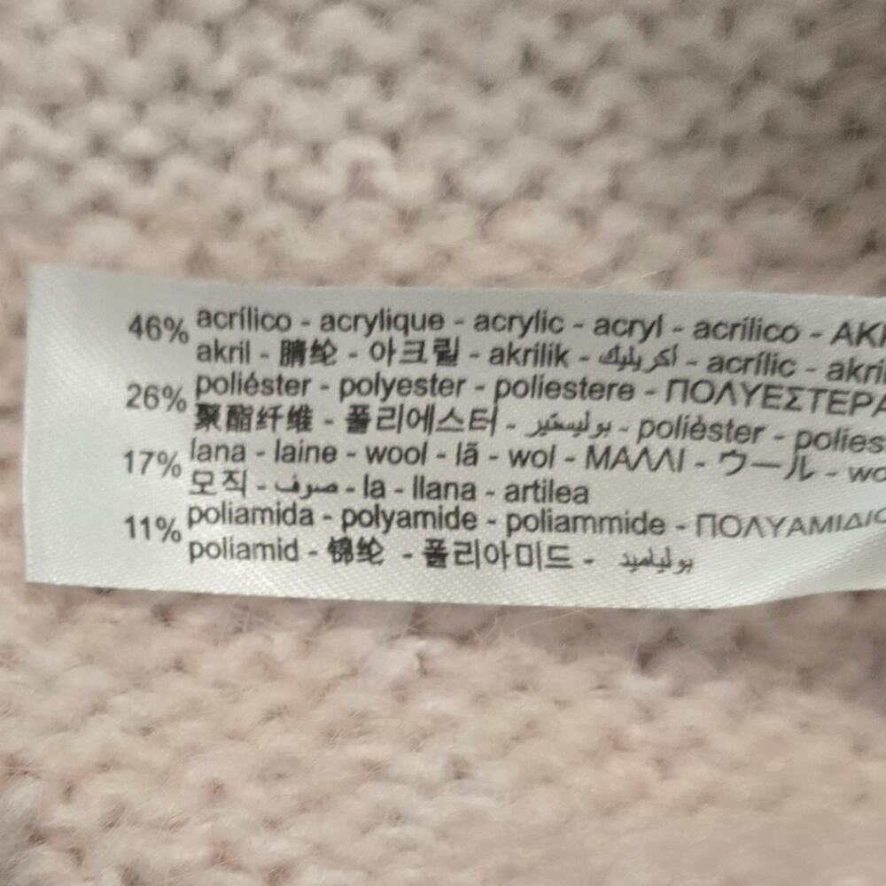 Zara Green and Cream Colorblock Sweater - Picture 6 of 8